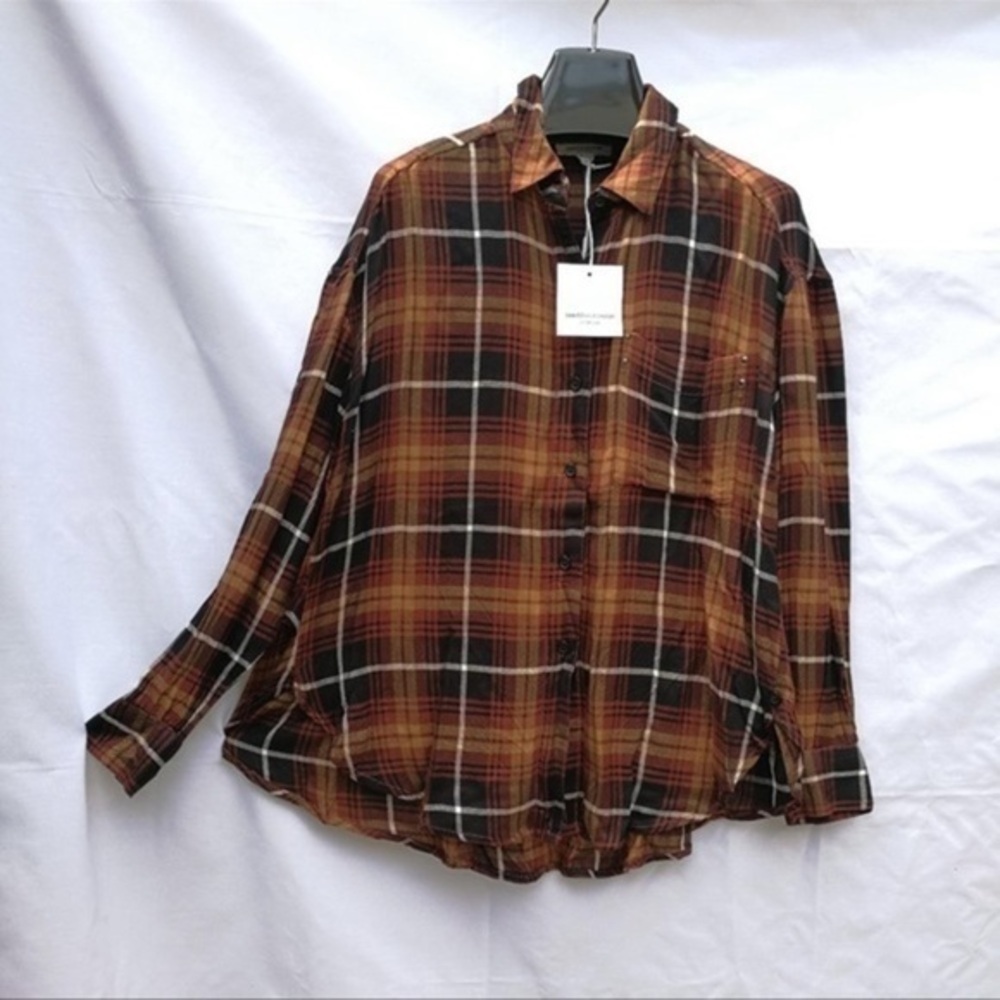 Beachlunchlounge oversized long sleeve shirt/ blouse​